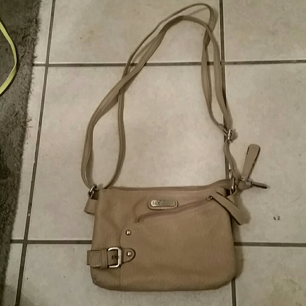 A tan purse
